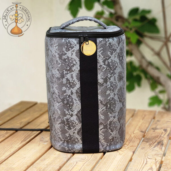 کیف قلیان پوست ماری طوسی